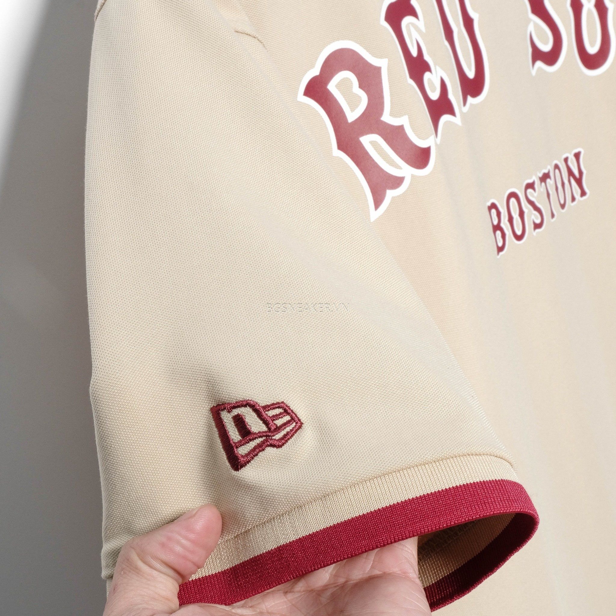  Áo Polo New Era Boston Cream Red 13566321 