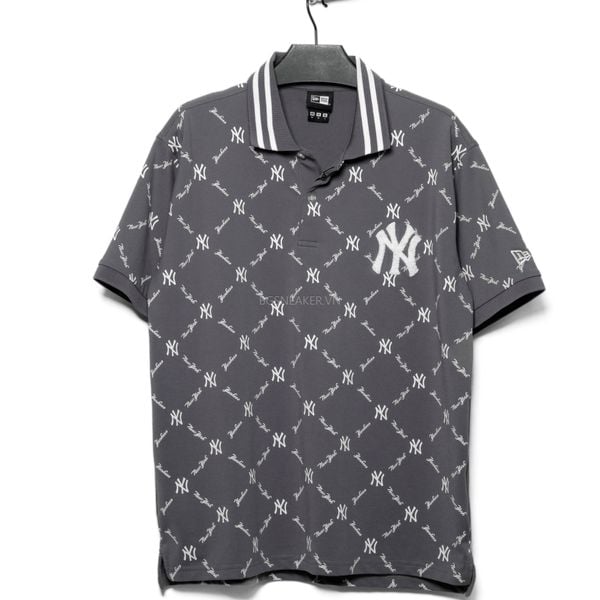  Áo Thun Polo New Era Yankee  Mono Grey 13533557 