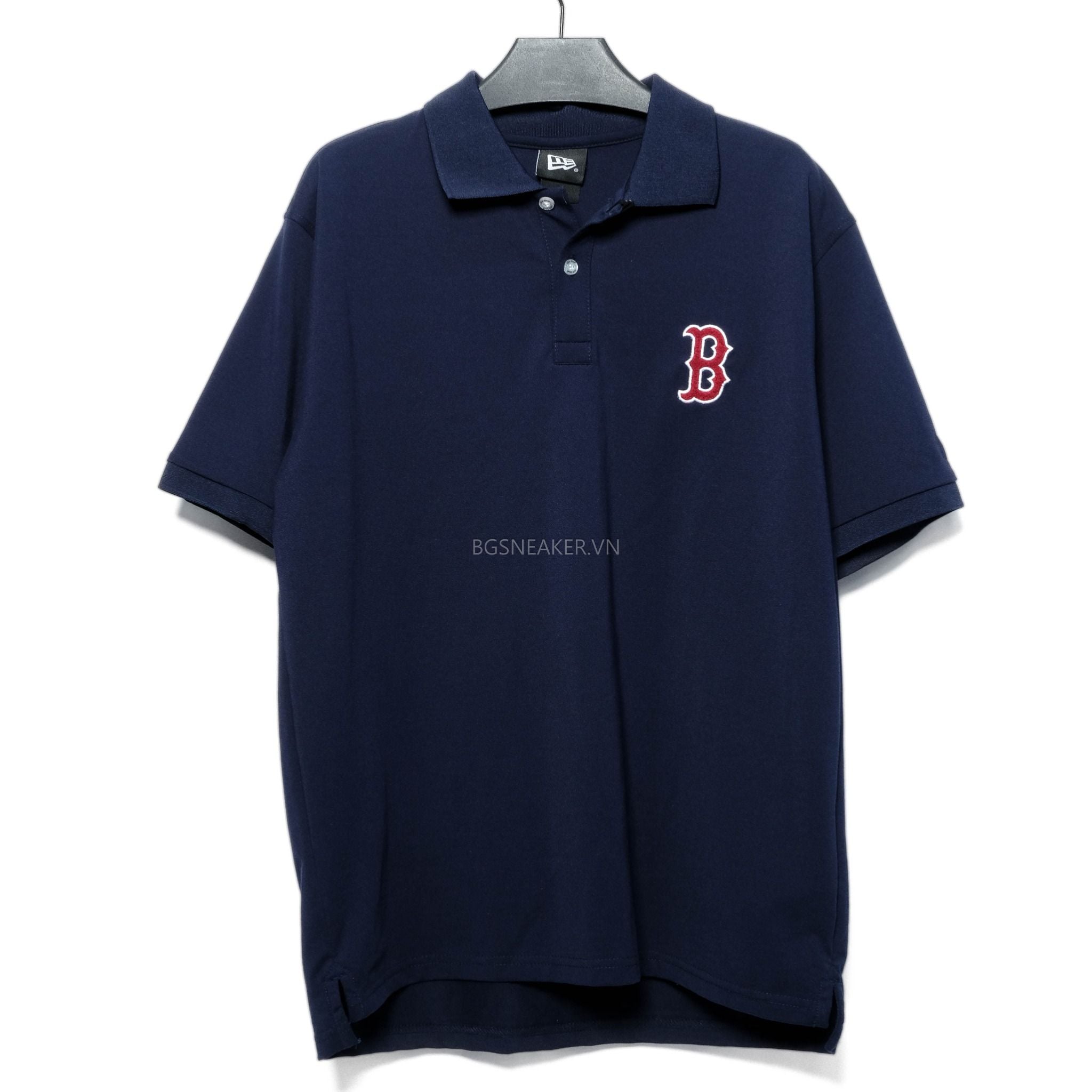  Áo Thun Polo New Era Boston  Navy Red 13554452 