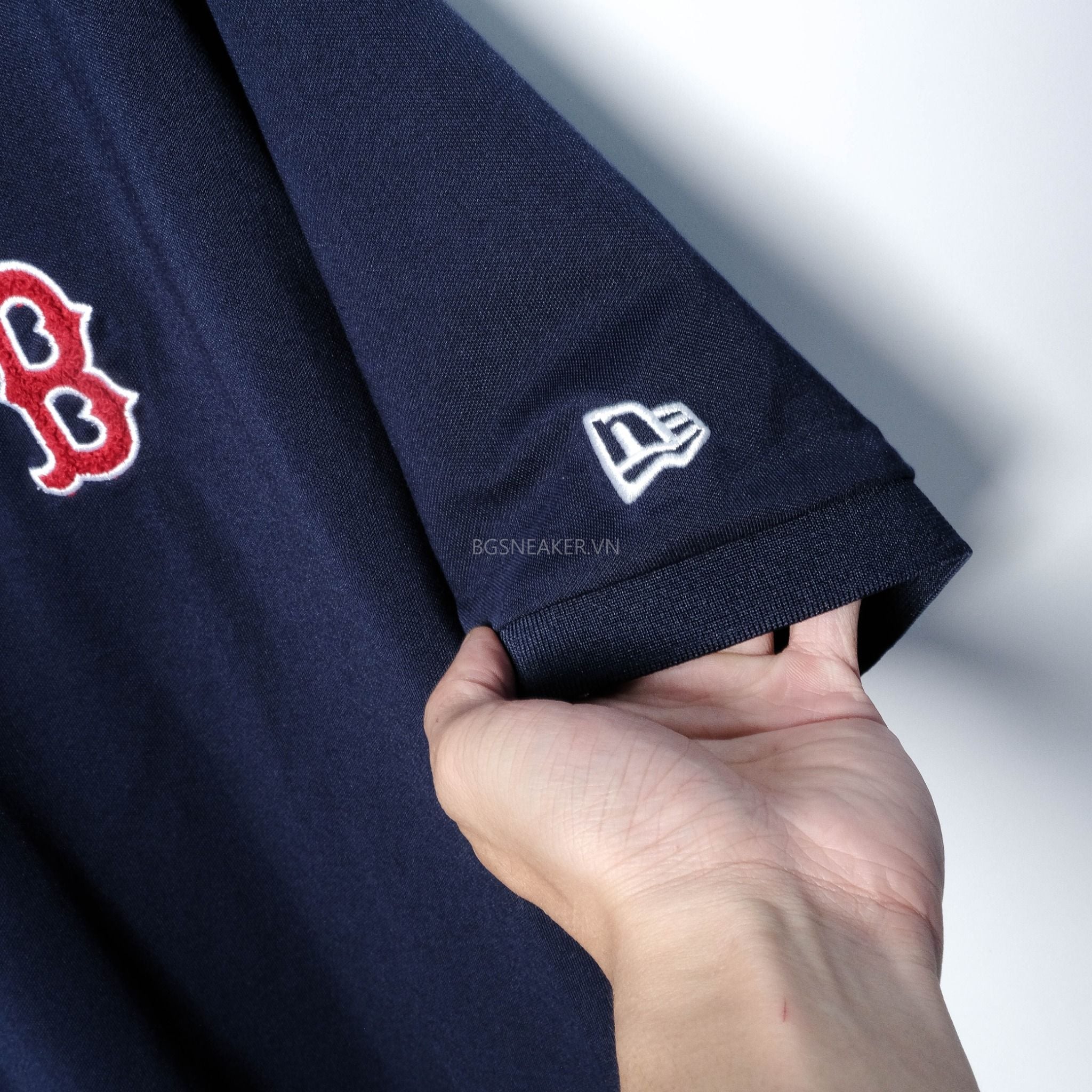 Áo Thun Polo New Era Boston  Navy Red 13554452 