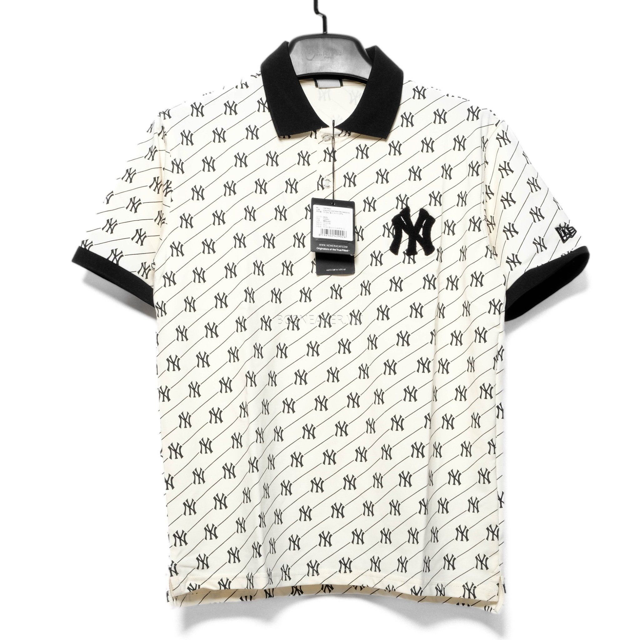  Áo Thun Polo New Era Mono Black White 15678423 