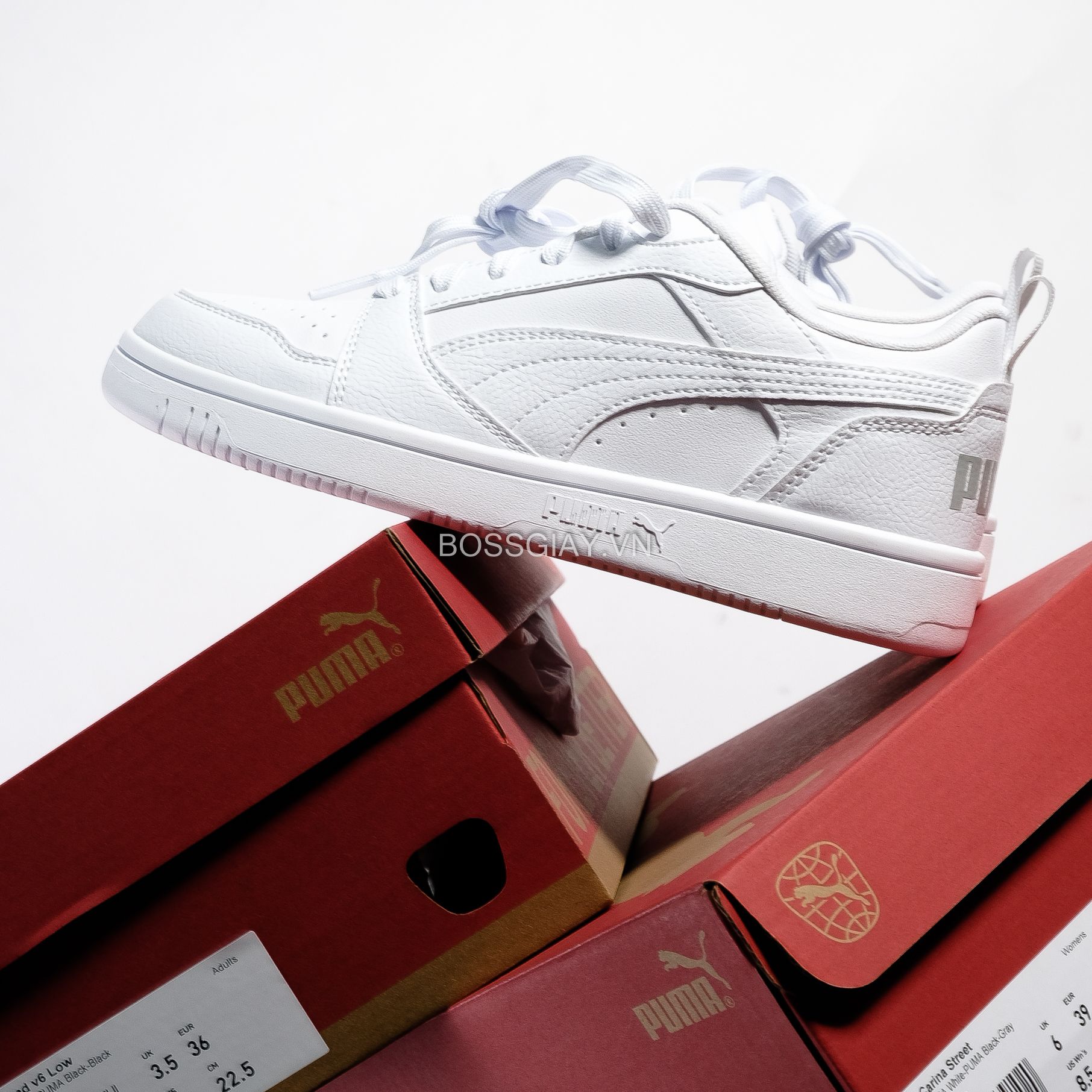  PUMA Rebound V6 Low White  392328-03 