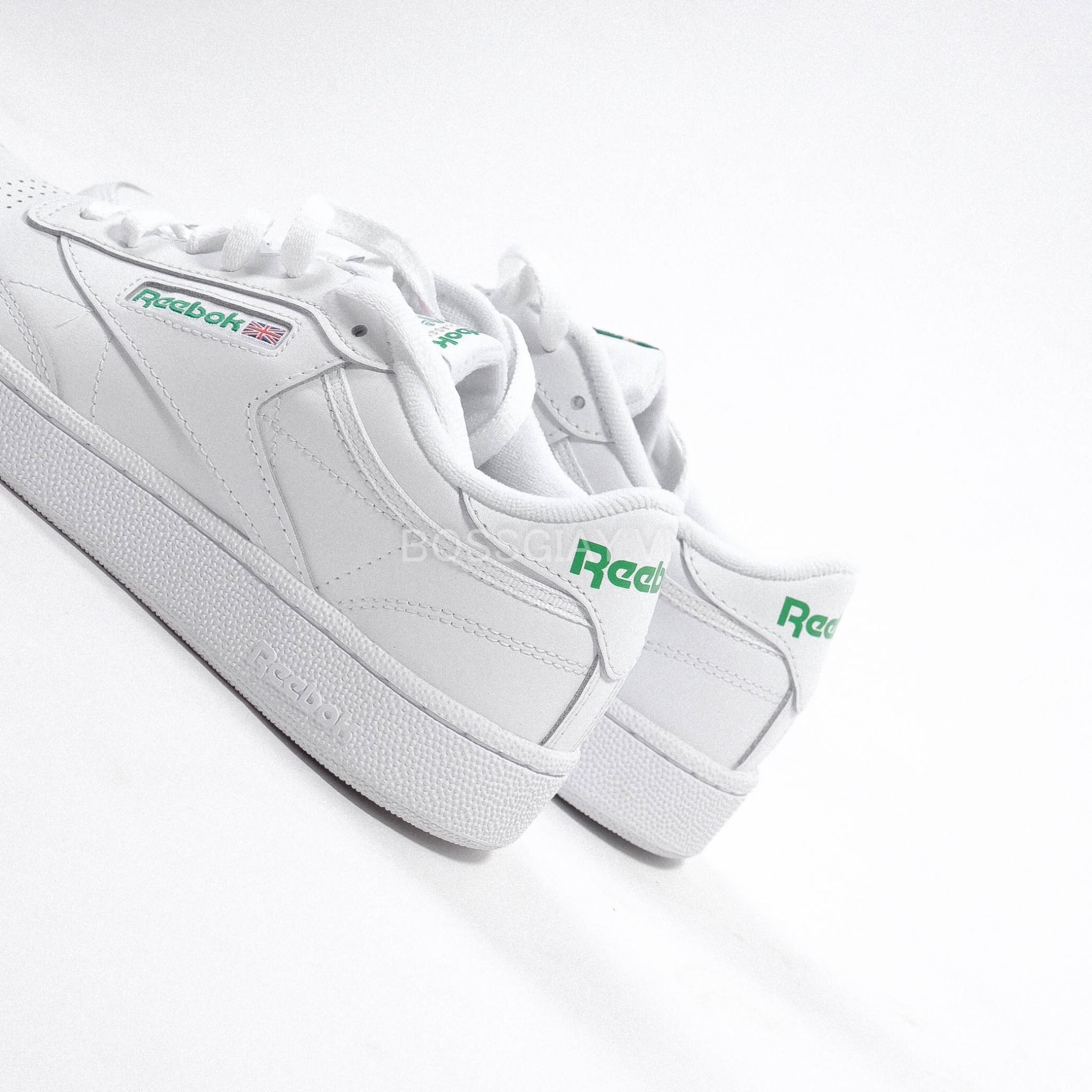  Reebok Club 85 C White Green  AR0456 