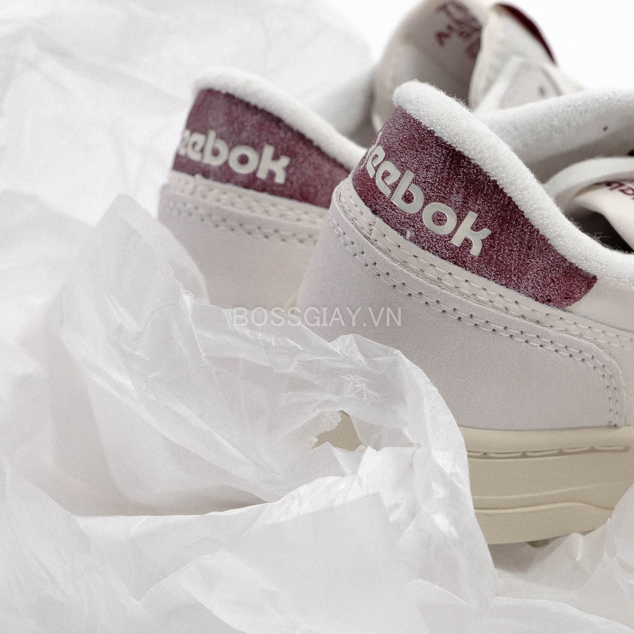  Reebok LT Court Chalk Classic Burgundy   FZ6006 