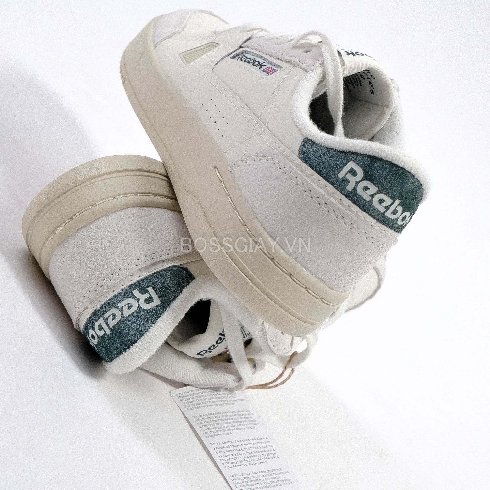  Reebok LT Court  White Forrest Green GV6933 