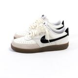  Nike Court Vision Low Shoes Sail Light Brown White Black  FQ8075-133 