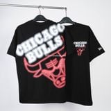  ÁO THUN NEW ERA Chicago Bulls Neon Black  60292338 
