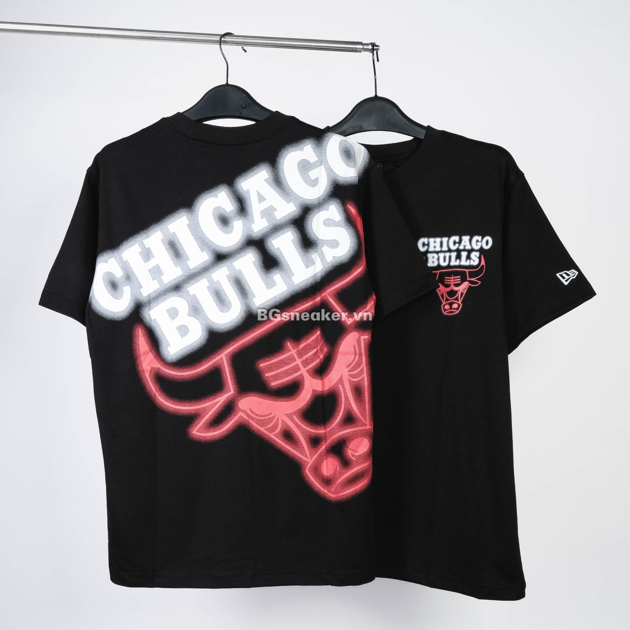  ÁO THUN NEW ERA Chicago Bulls Neon Black  60292338 