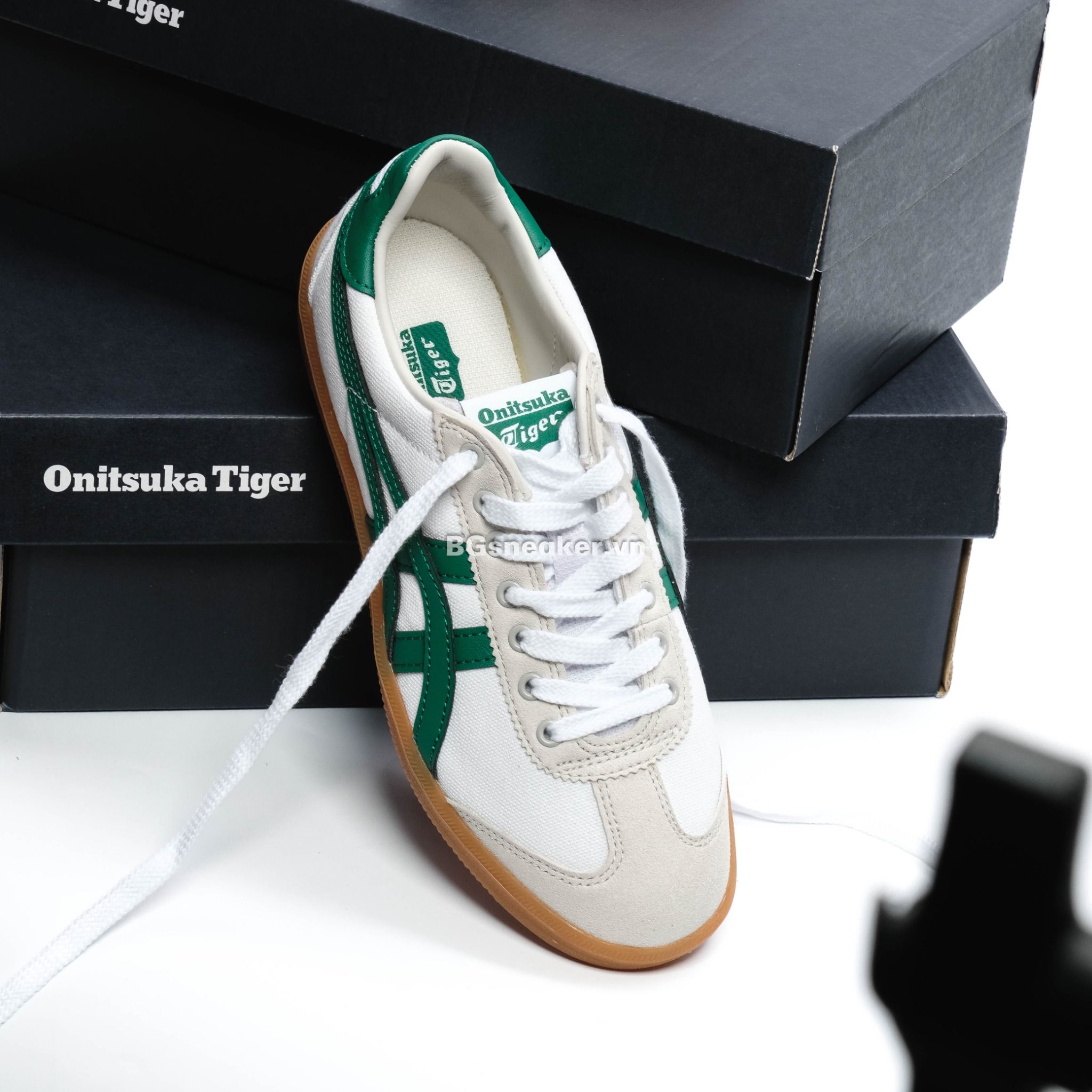  Giày ONITSUKA TIGER TOKUTEN WHITE GREEN GUM 1183C291-100 