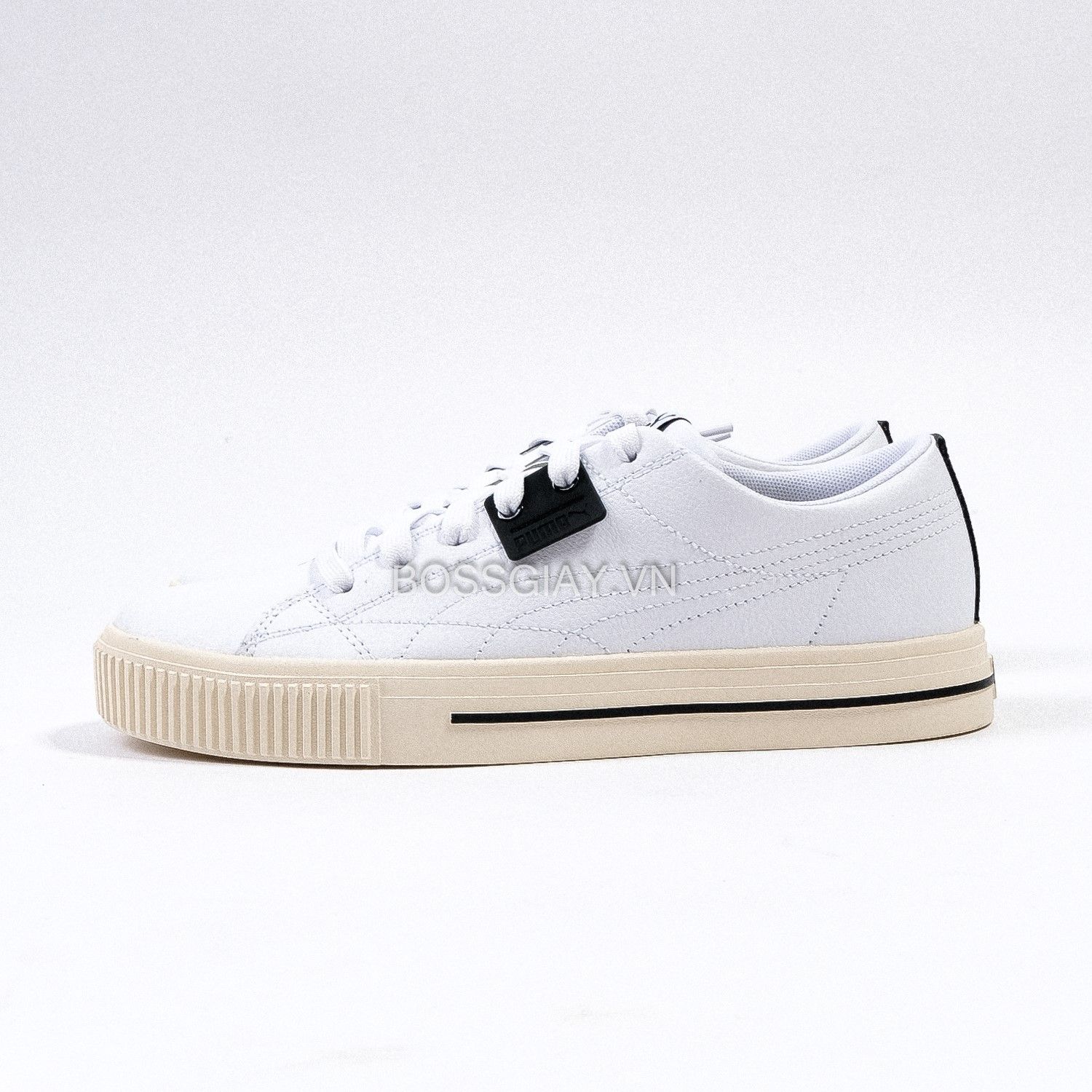  PUMA  Ever Sneakers White Black 383029-03 