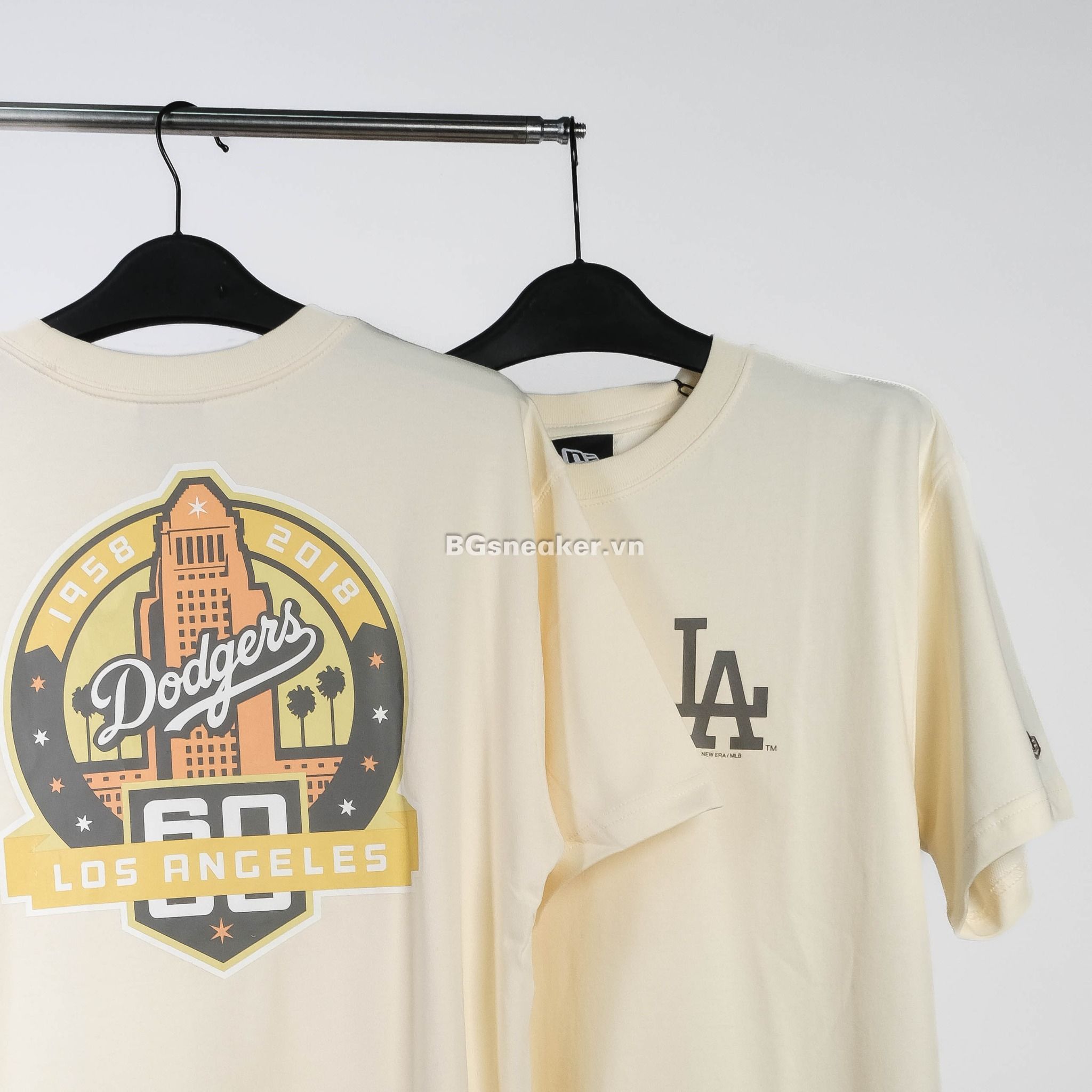  Áo Thun New Era Los Angeles Dodgers Campfire Ivory 13774282 