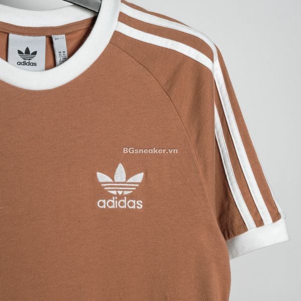  Áo Thun Adidas Adicolor Classics Cam 3 Sọc Trắng  IA4847 