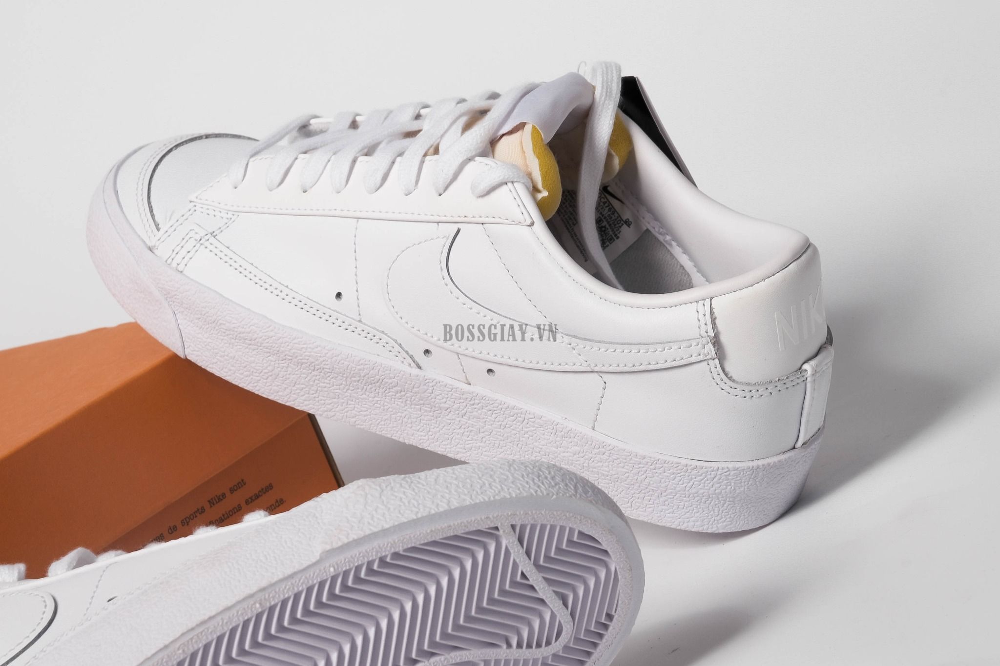 DC4769-101] NIKE BLAZER LOW ALLWHITE – BOSS GIÀY