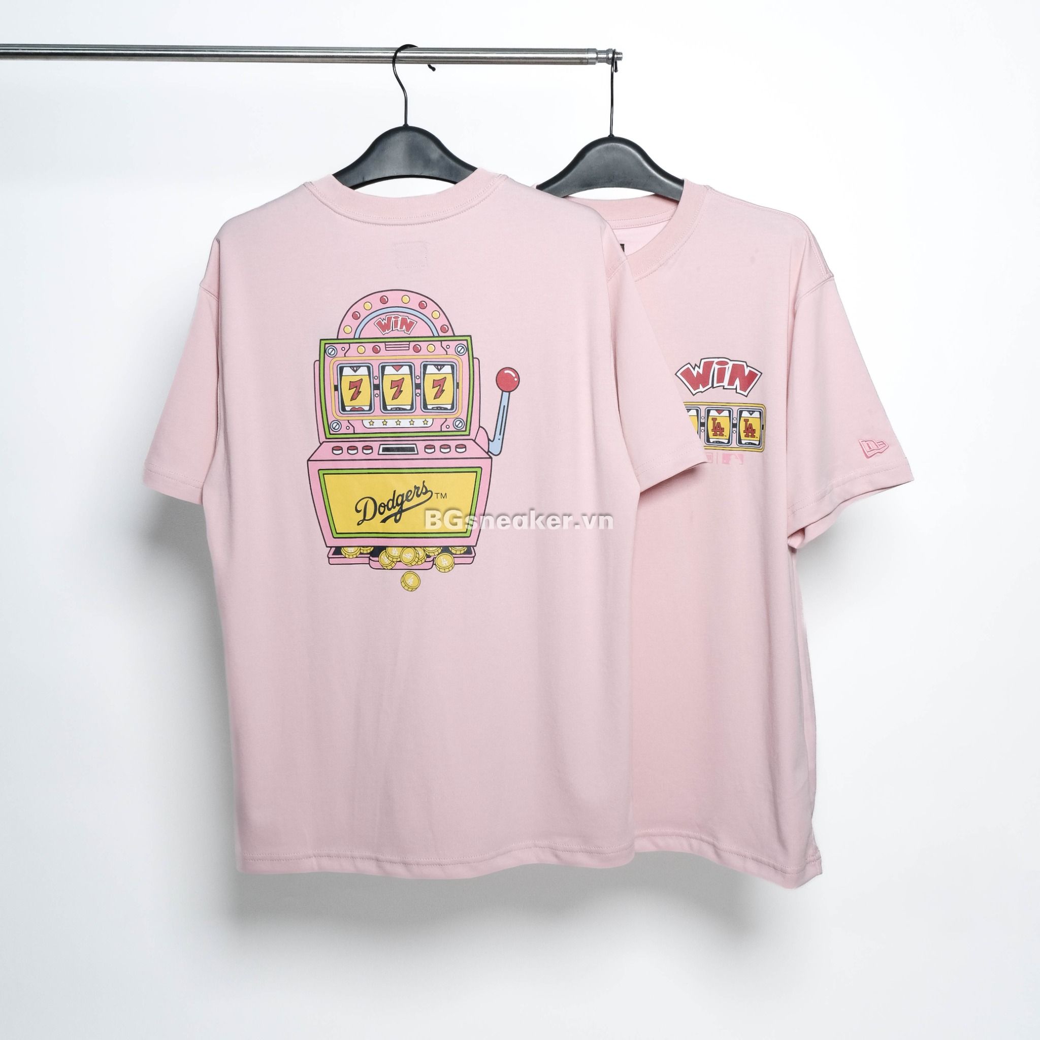  Áo Thun New Era Dodger Slot Machine Pink 14341234 