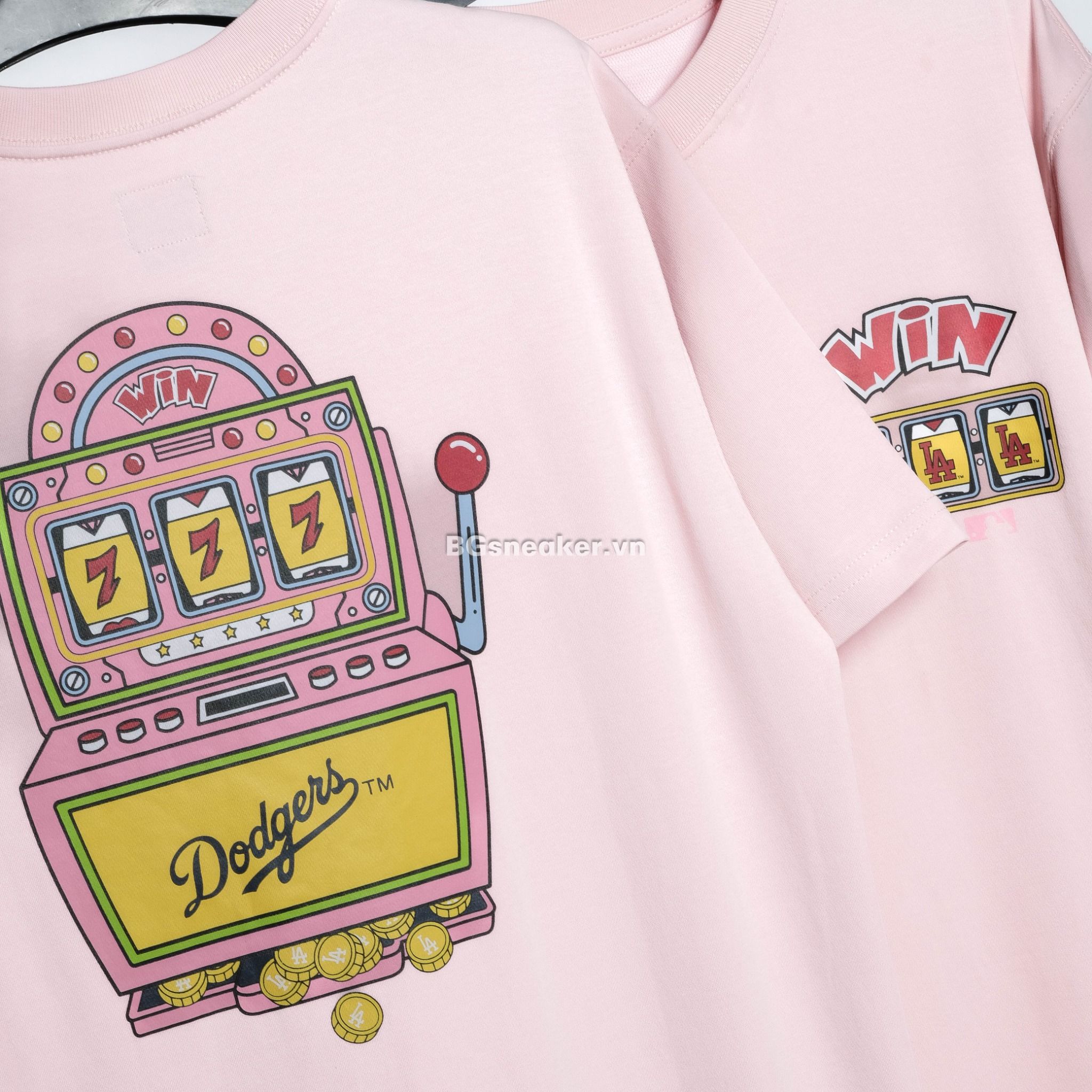  Áo Thun New Era Dodger Slot Machine Pink 14341234 
