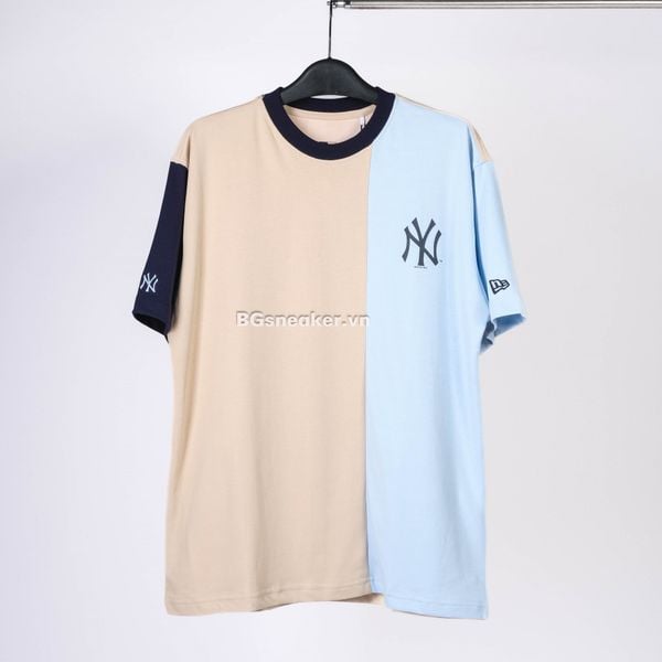  Áo Thun New Era Three Color Black Cream Blue 13095641 
