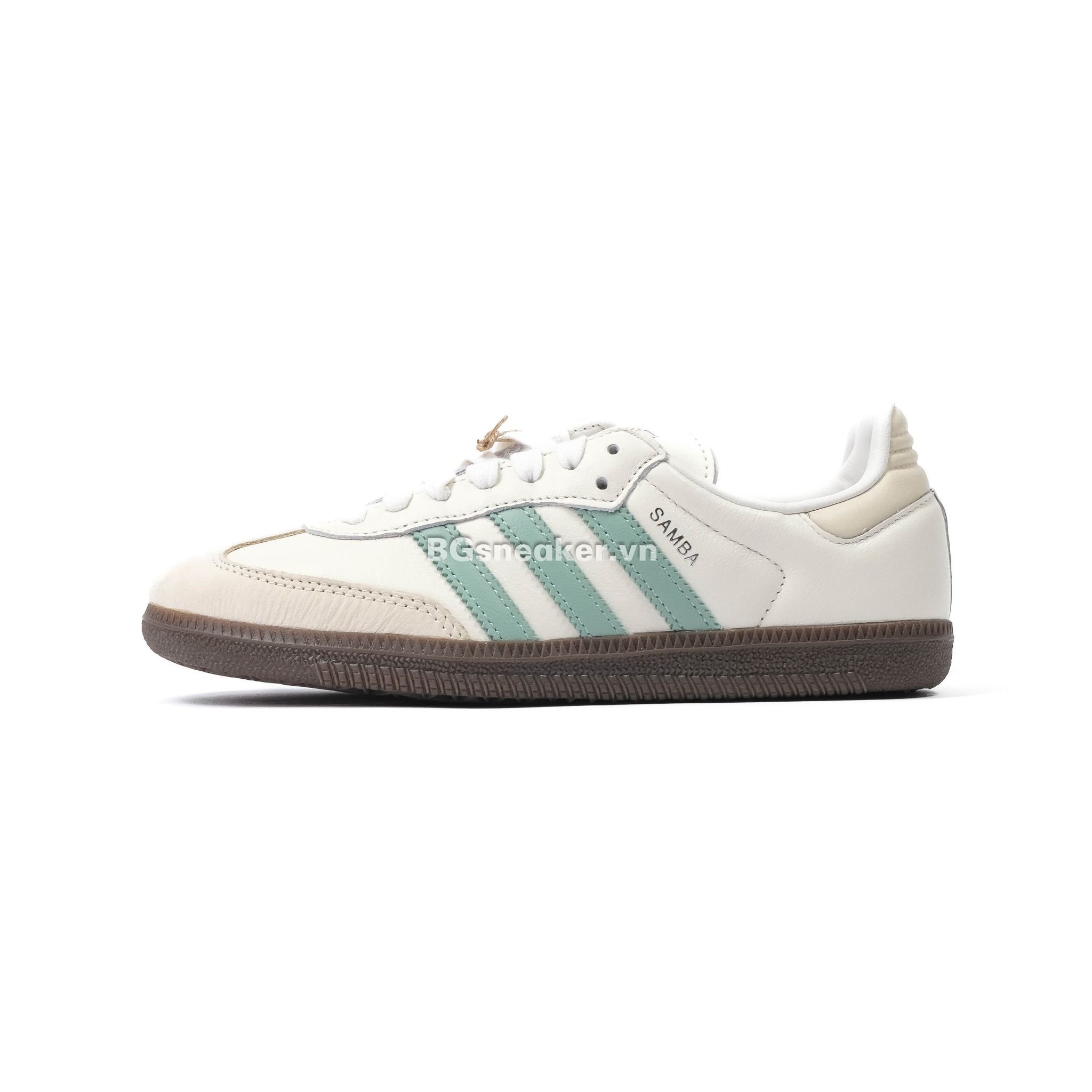  Giày Adidas Samba OG White Hazy Green IH2752 