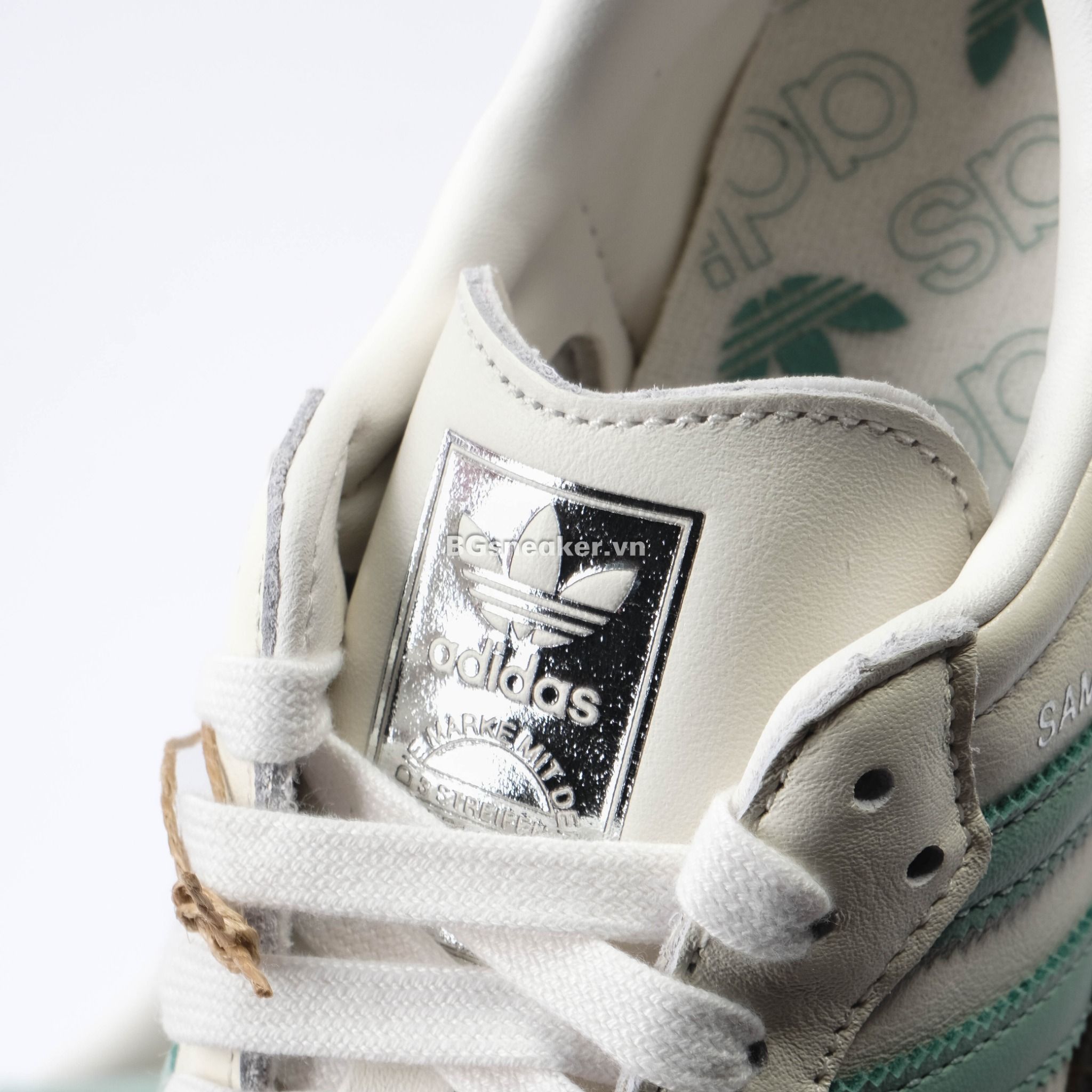  Giày Adidas Samba OG White Hazy Green IH2752 