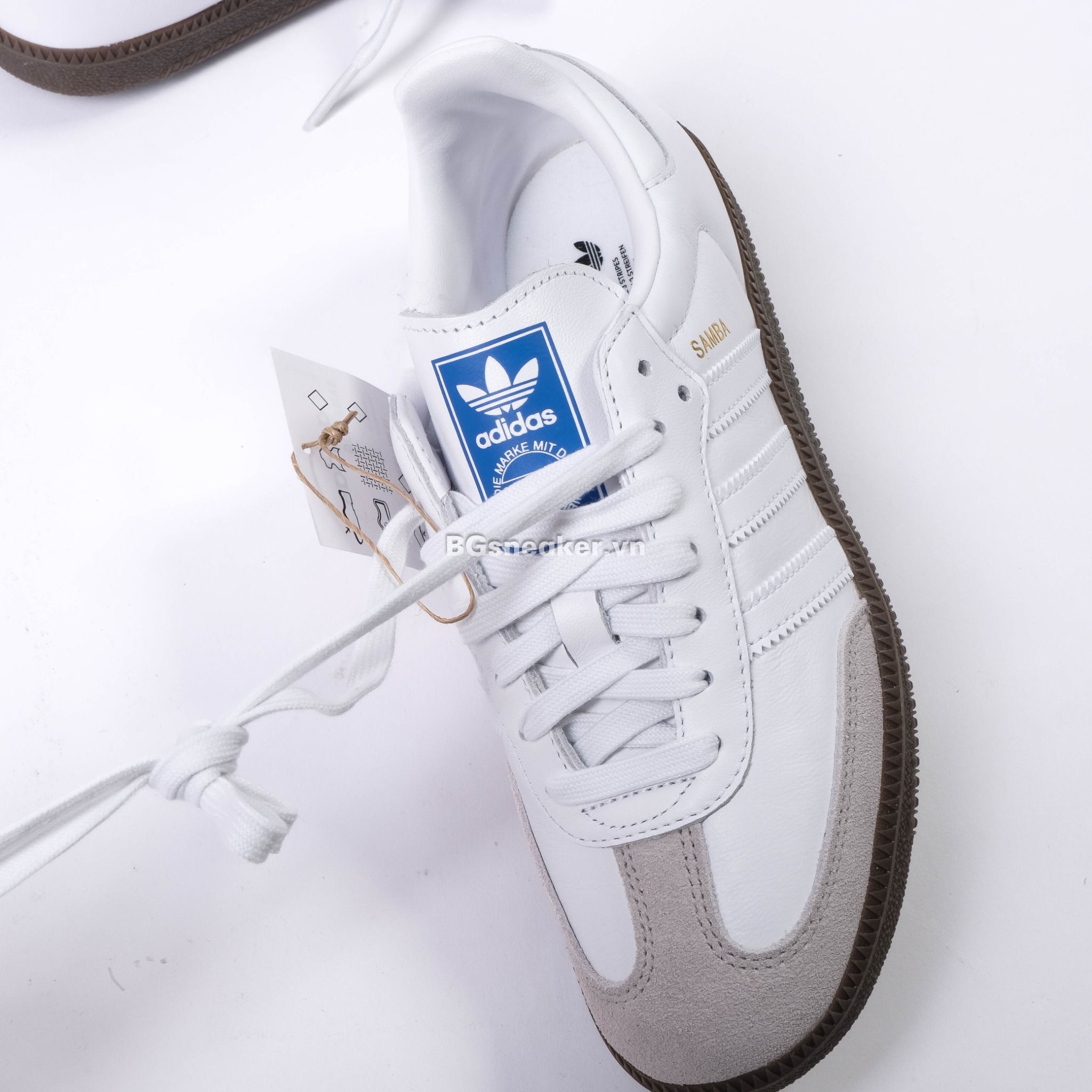  Giày Adidas Samba OG 'White' [ IE3439 ] 