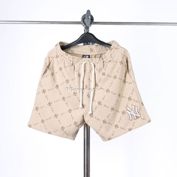  Quần Short New Era Lettering Logo Monogram NY 'Brown 19500199 