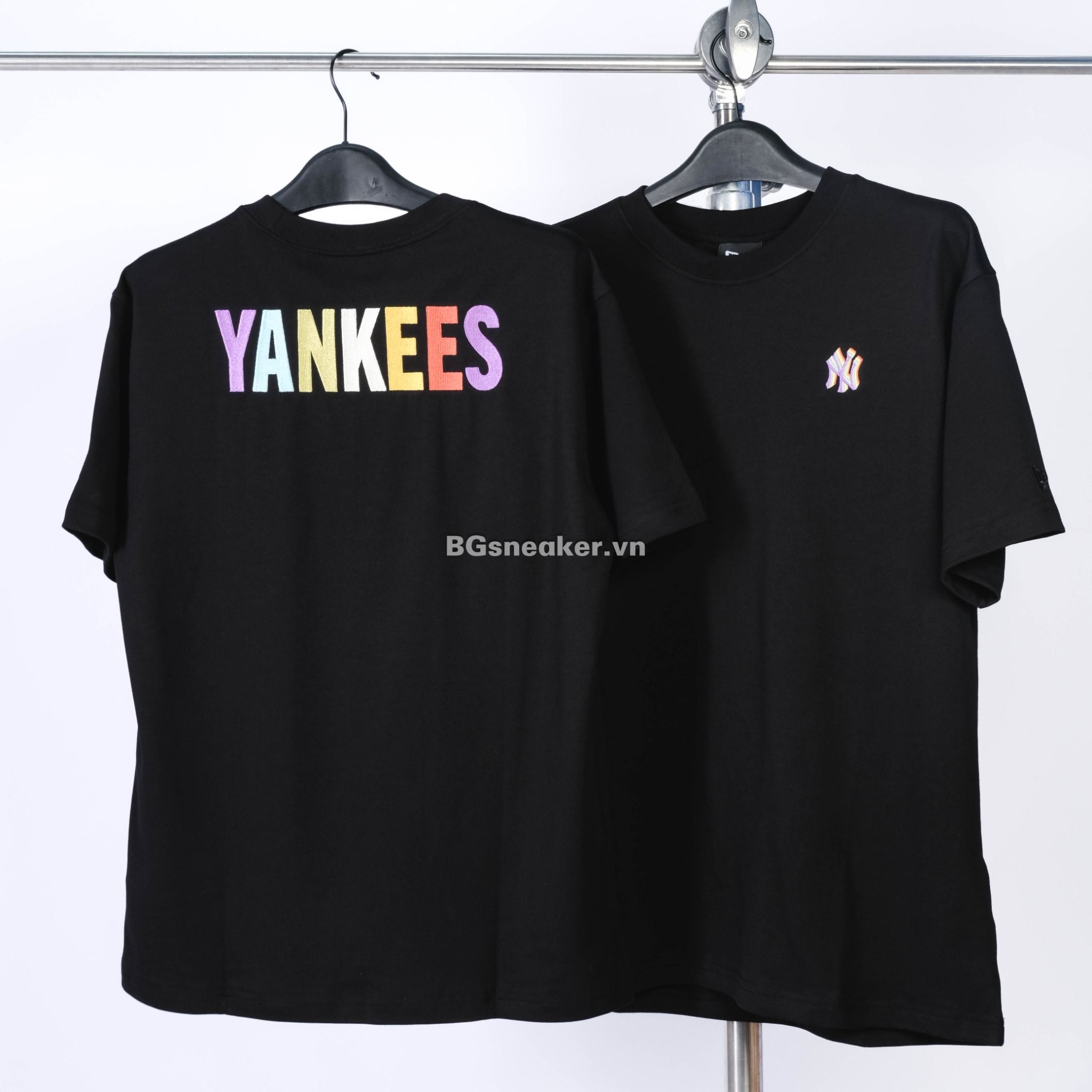  Áo Thun NEW ERA NY LIGHT RAINBOW LAYERED BLACK  14326572 