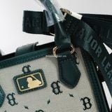 Túi MLB  Monogram Tote Bag Mini Boston Grey Greeen  7ACRMDB4N-43BGL 