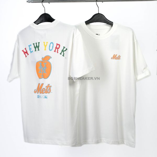  Áo Thun  NEW ERA NEW YORK APPLE METS WHITE  14413058 