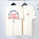  Áo Thun New Era LA Dodgers  Live breathe Blue Cream 14413062 