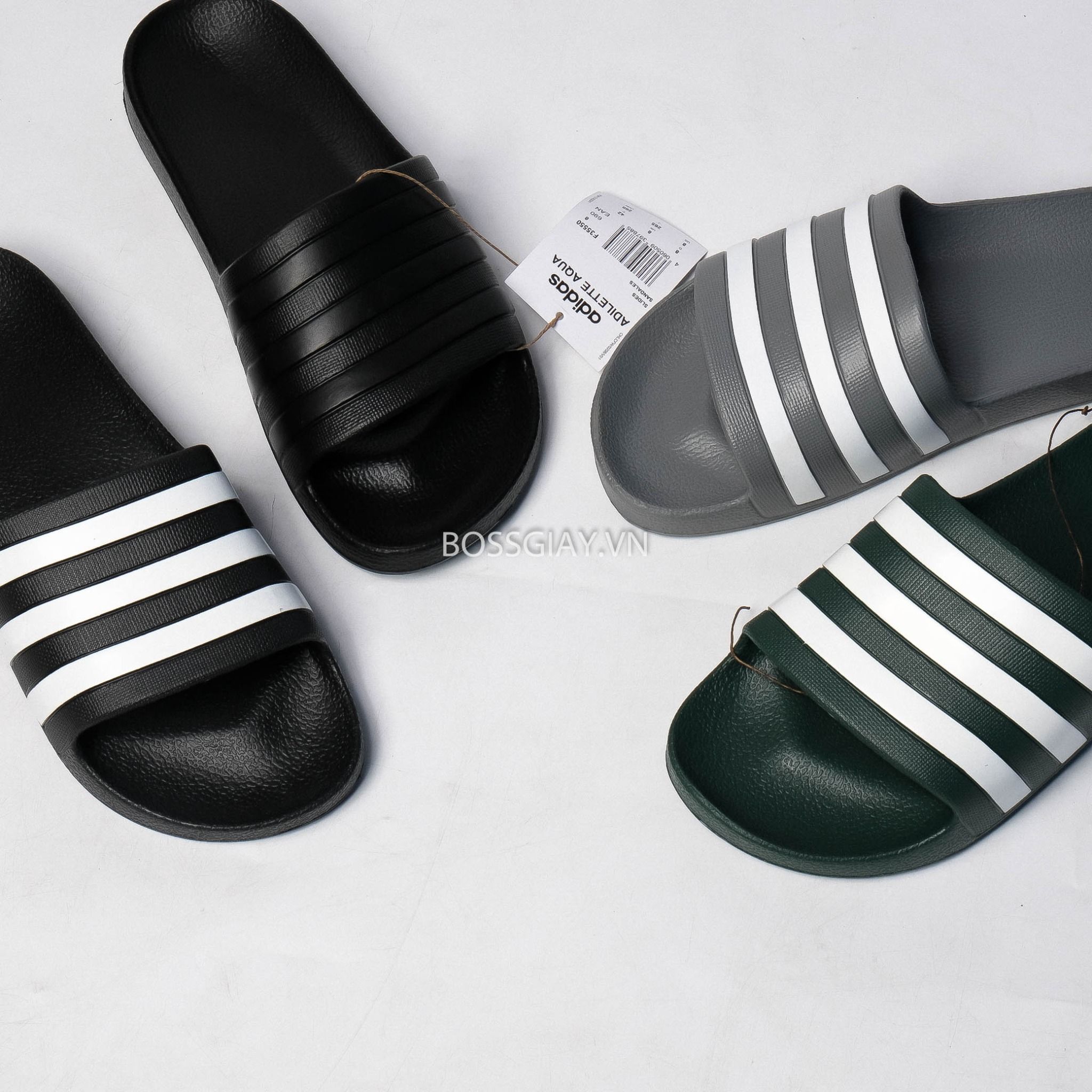  ADIDAS ADILETTE SLIDES AQUA GREEN [ F35537 ] 