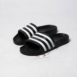  ADILETTE AQUA SLIDE BLACK WHITE [ F35543 ] 