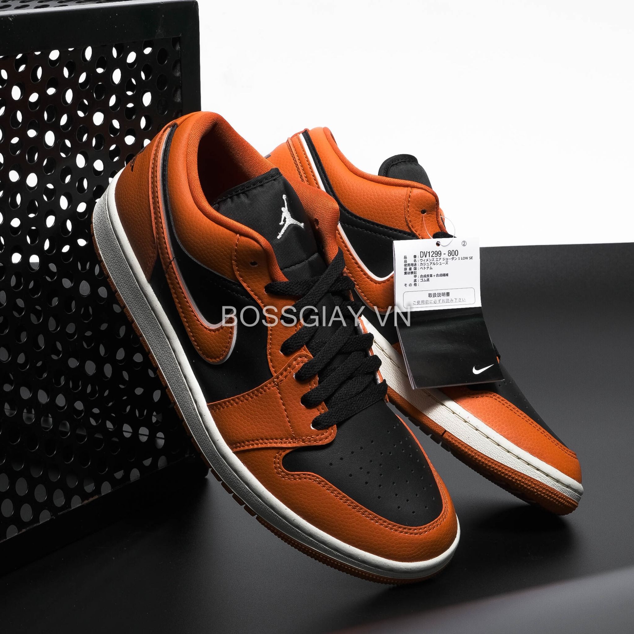  Nike Air Jordan 1 Low Sport Spice Black [ DV1299-800 ] 