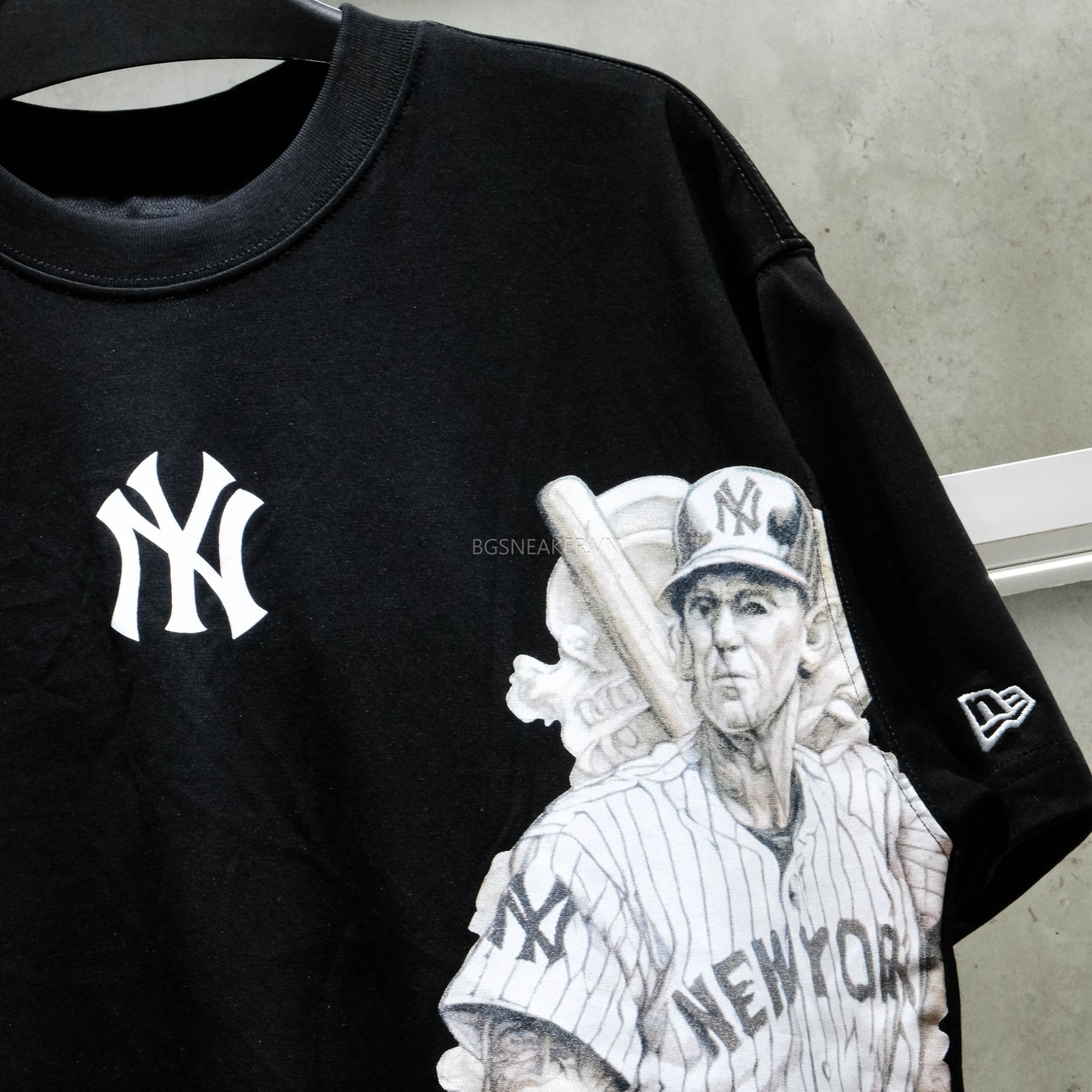  Áo Thun New Era New York Yankees Player Black 12224583 