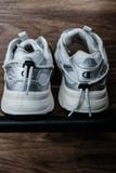  GIÀY Champion Chunky Sneakers Unisex Low-Top Sliver Black U5AFCRU15B1 