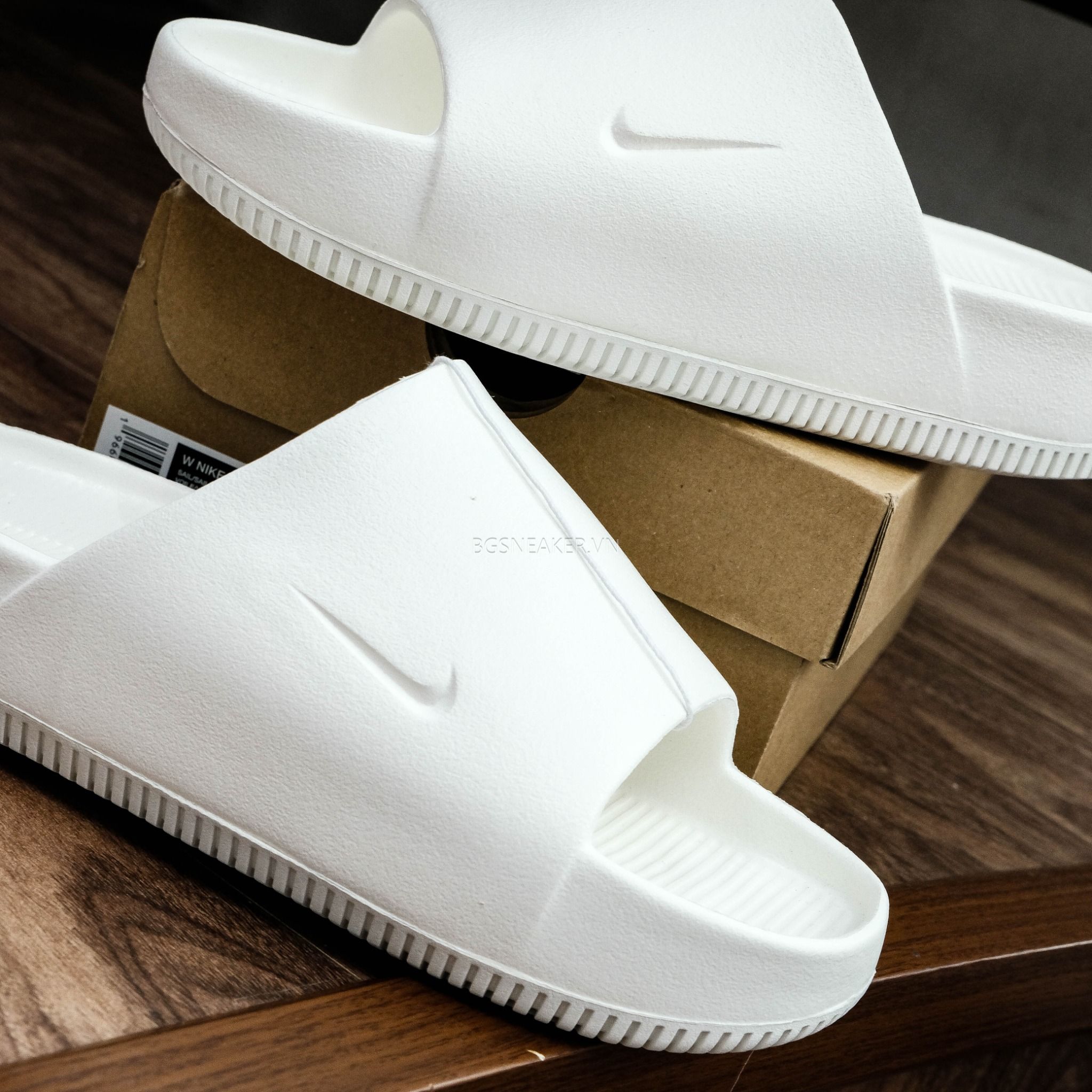  Dép Nike Calm Slide White Sail DX4816-100 
