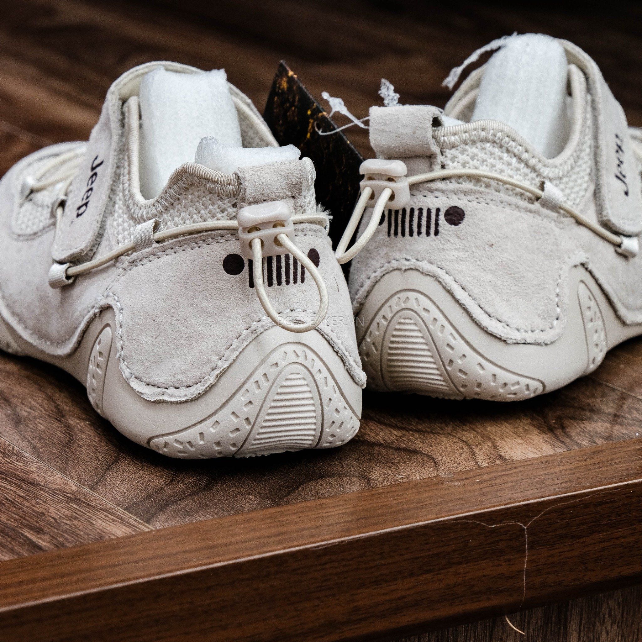  Giày Jeep Lifestyle Shoes Women ’s Low-top Begie  [ PX241WAS932 ] 