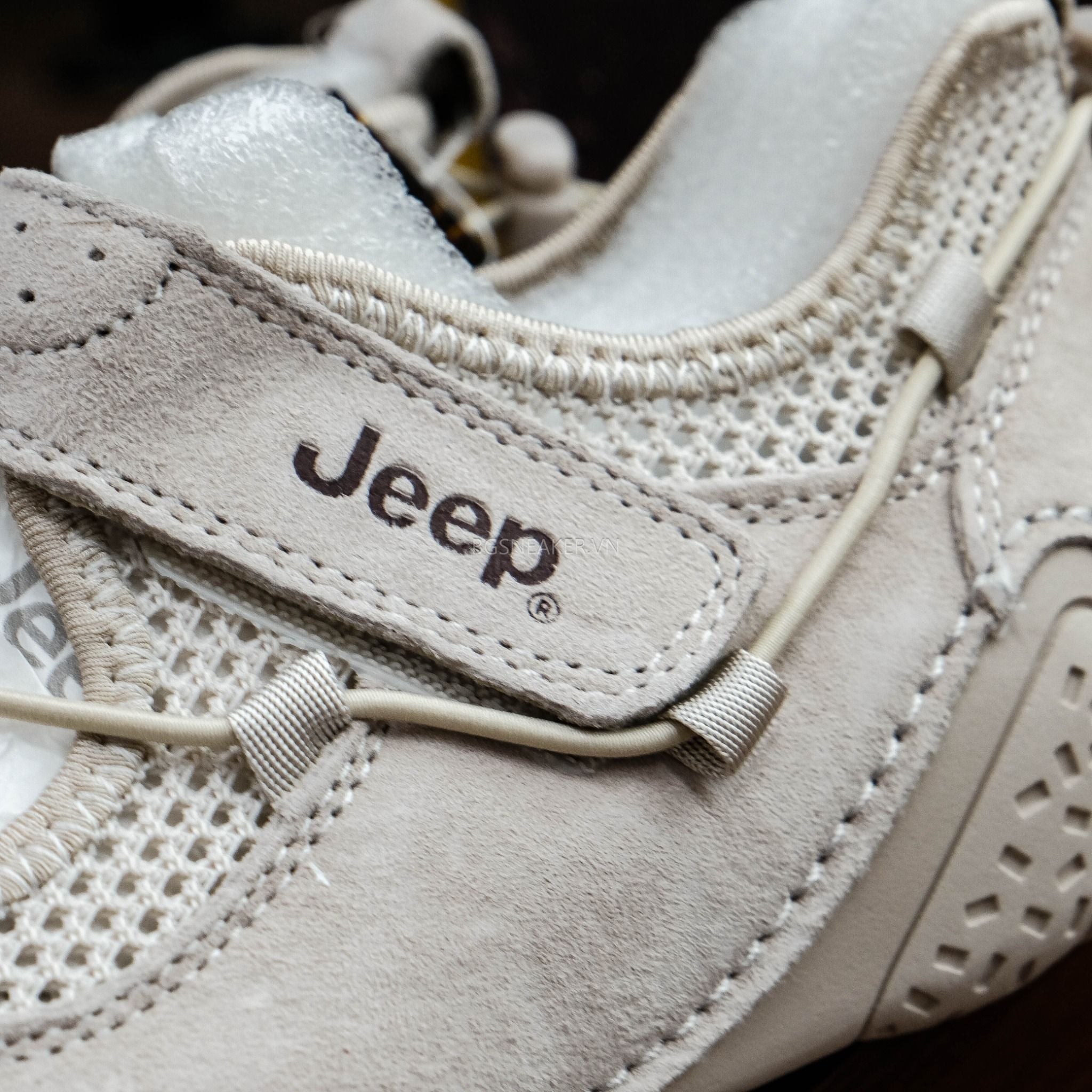  Giày Jeep Lifestyle Shoes Women ’s Low-top Begie  [ PX241WAS932 ] 