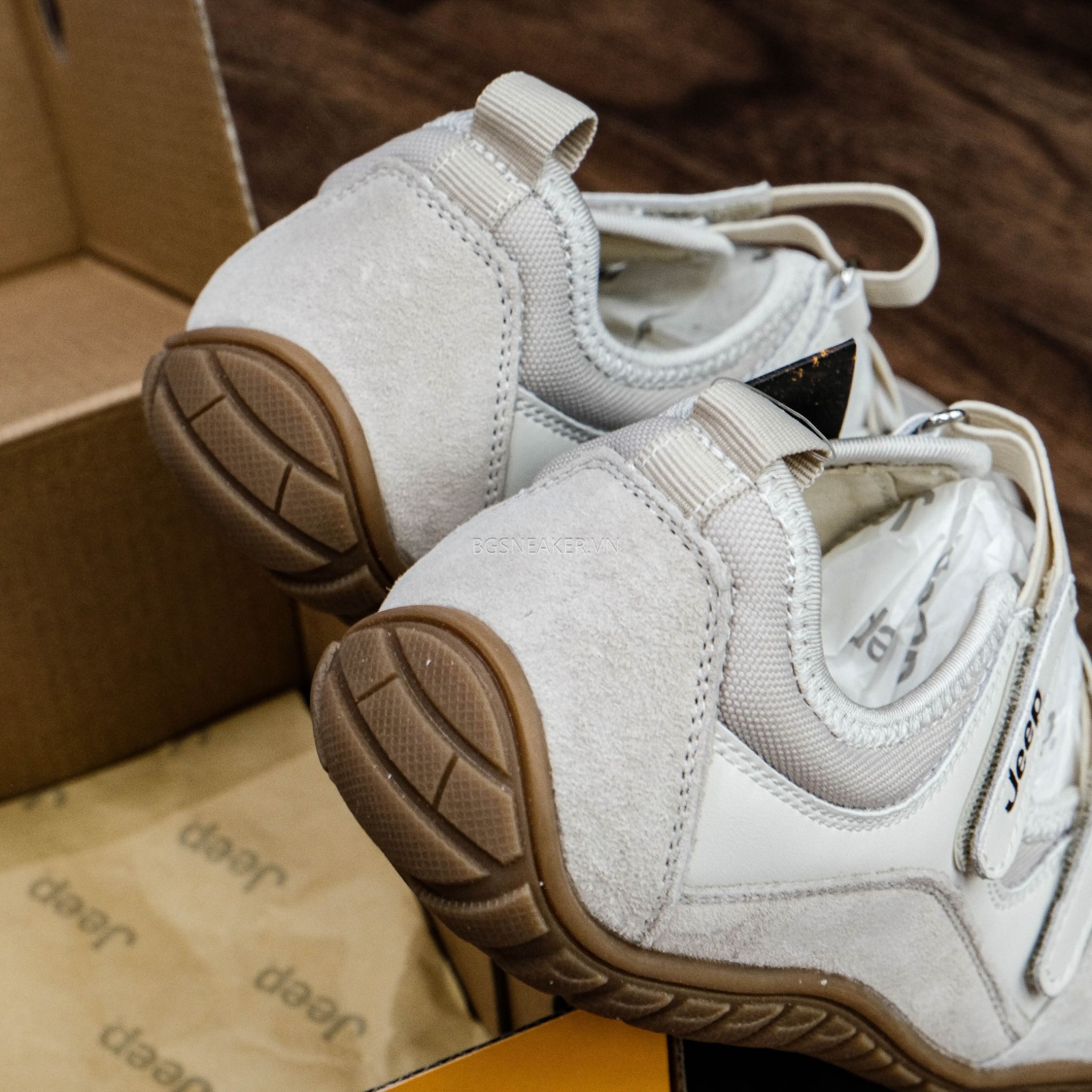  Giày Jeep Outdoor Shoes Women's Low Top '' Cream Light Gum '' [ P651W13112 ] 