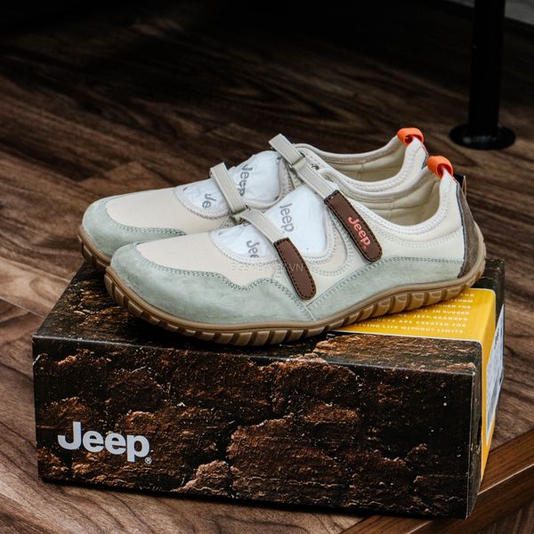  Giày Jeep Outdoor Shoes Women's Low Top ''Cream Light Green'' [ P651W13112 ] 