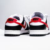  [ FB3354-001 ] Nike Dunk Low Black White Red 