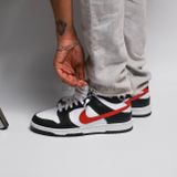  [ FB3354-001 ] Nike Dunk Low Black White Red 