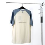 Áo Thun New Era  Yankee Trắng Raglan Blue 14397985 