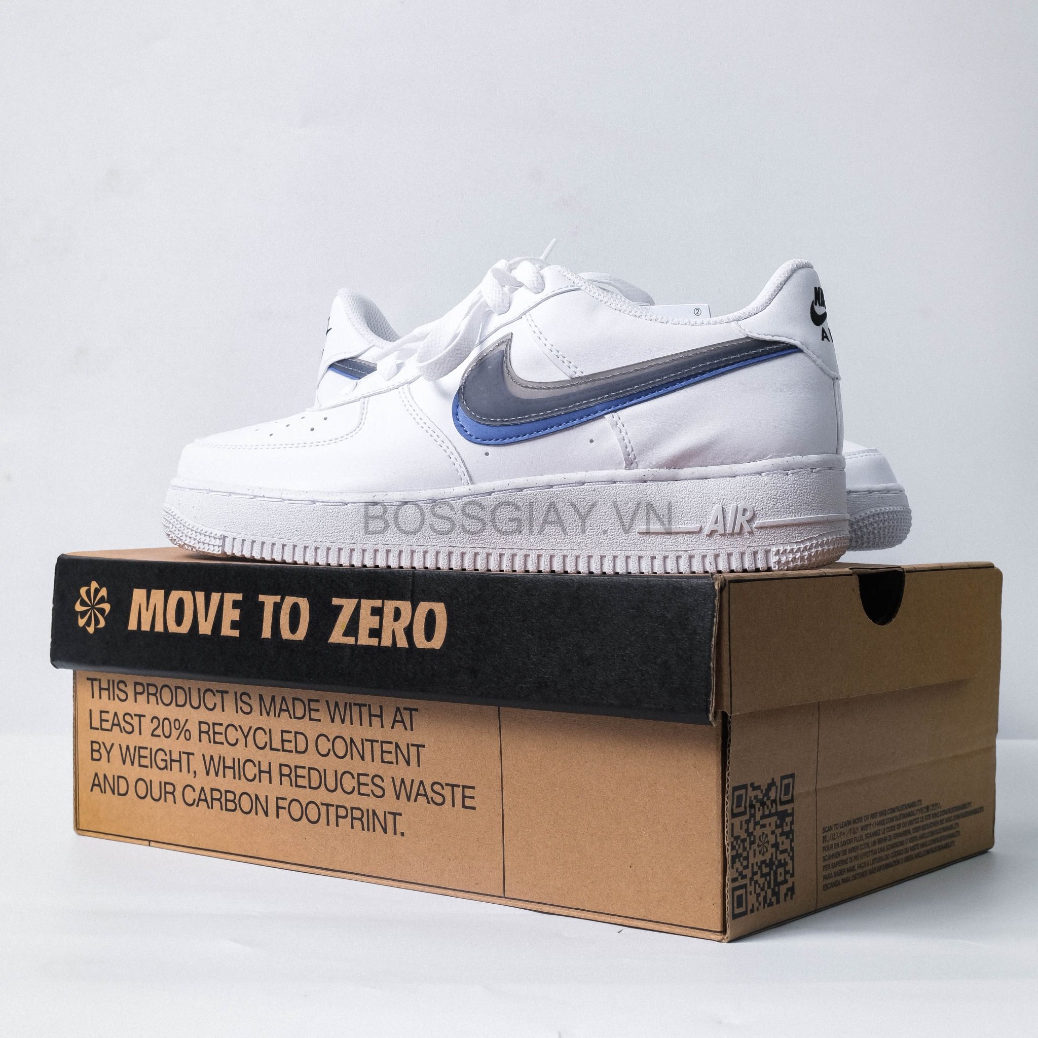  Nike Air Force 1 Impact Next Nature ‘White Royal’ [ FD0688-100 ] 