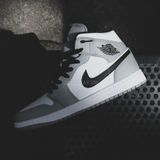  Nike Air Jordan 1 Mid Smoke Grey [ 554724-092 ] 