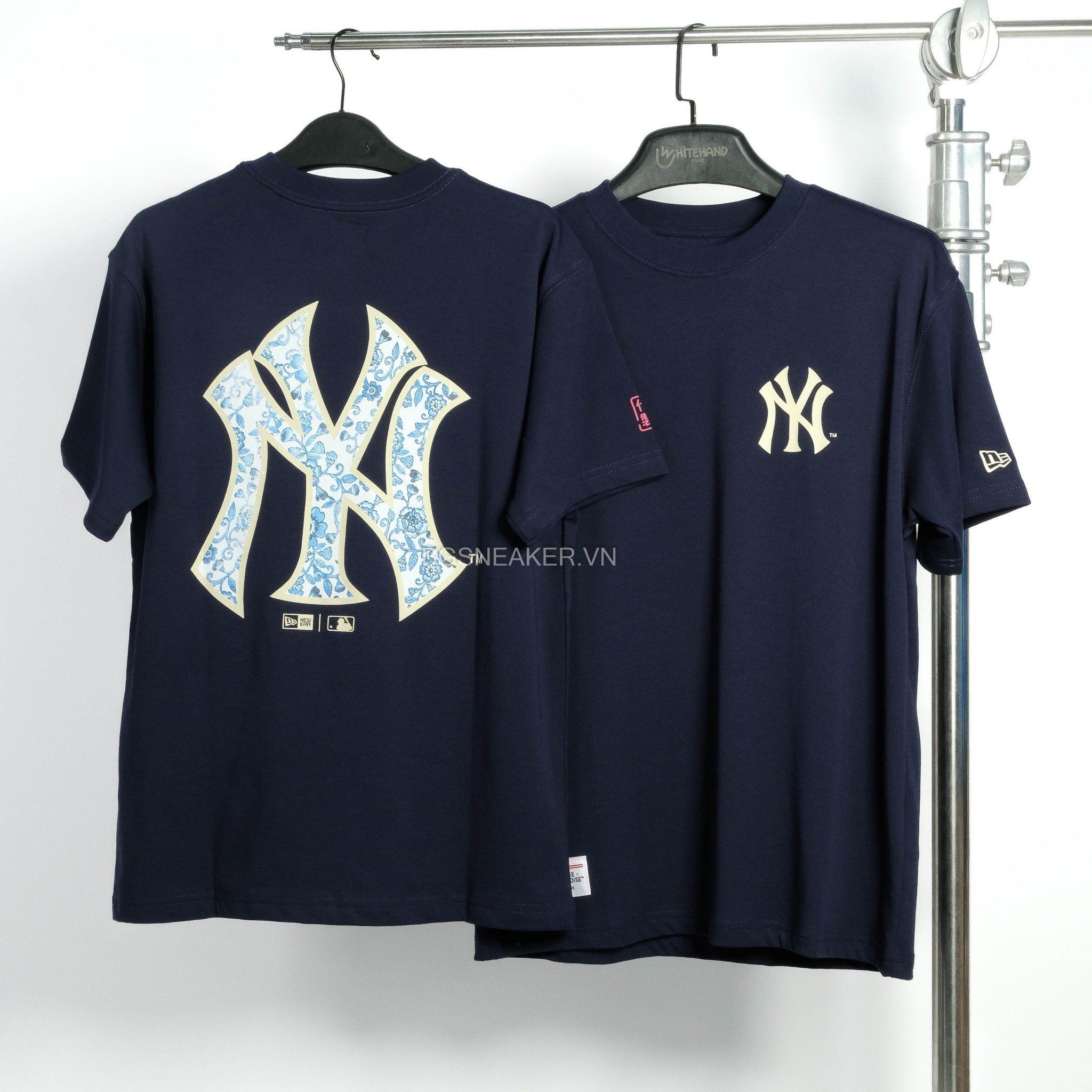  Áo Thun  New Era NY YANKEE Navy  Flower 14385073 