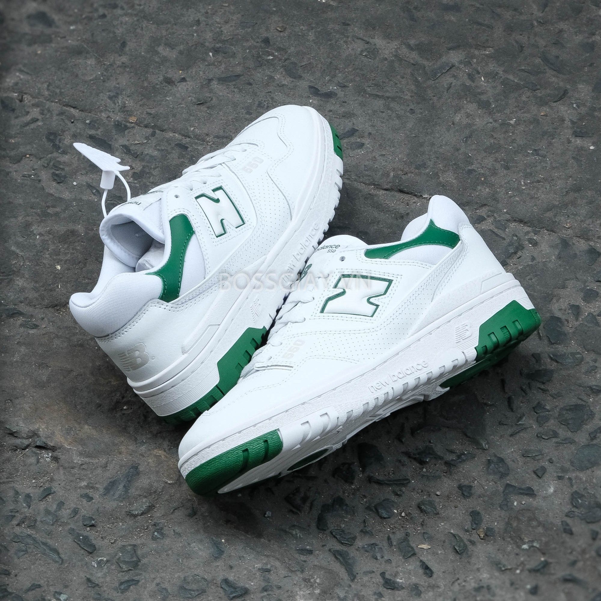  New Balance 550 White Green Cream BB550SWB 