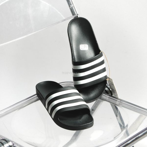  Dép Adidas Adilette Slide Aqua Black White [ F35543 ] 