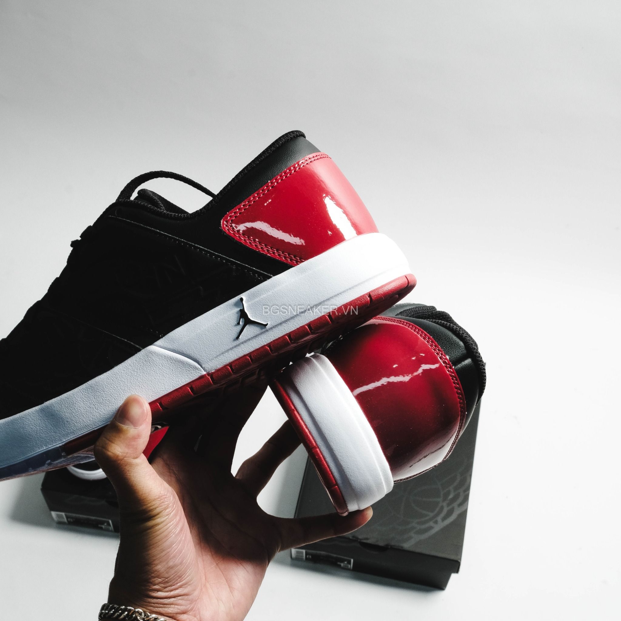  Giày Nike Jordan Nu Retro 1 Patent Bred  DV5141-006 