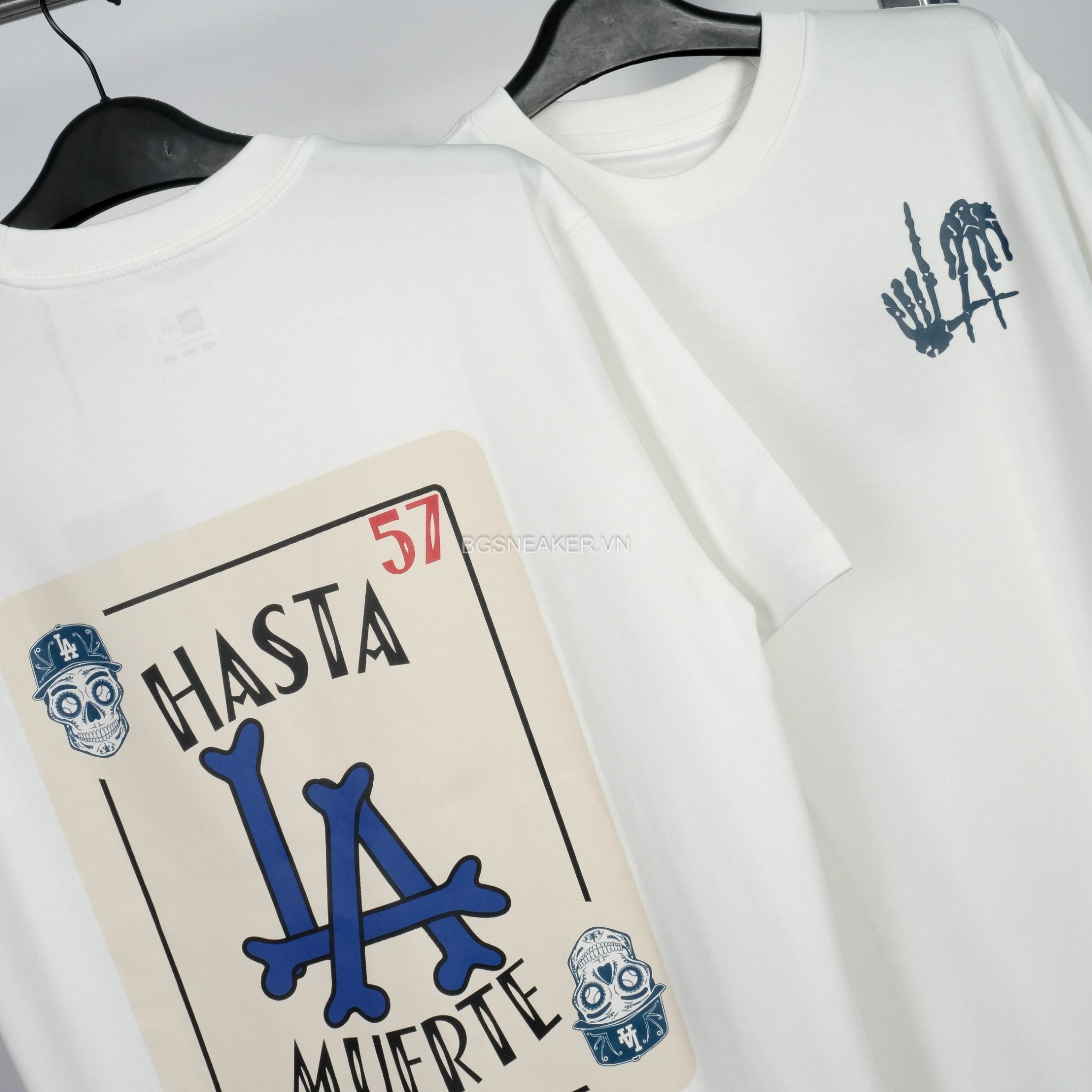  Áo Thun New Era LA HASTA MUERTE 57 White 13586542 