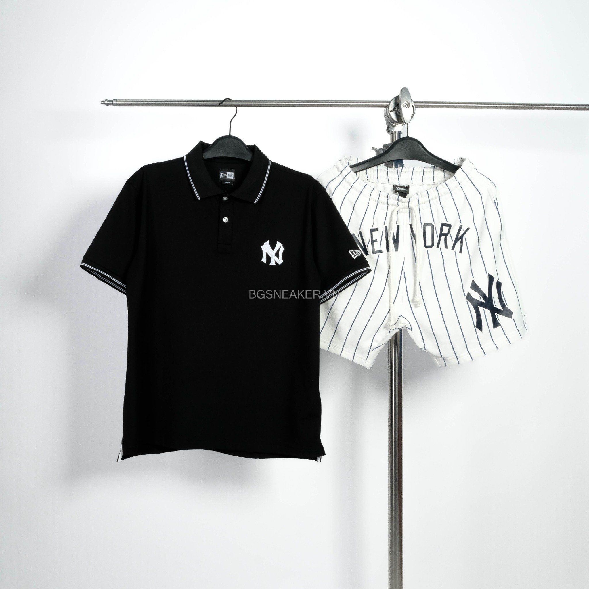 Áo Thun  New Era Polo Yankee  BLACK 14187361 