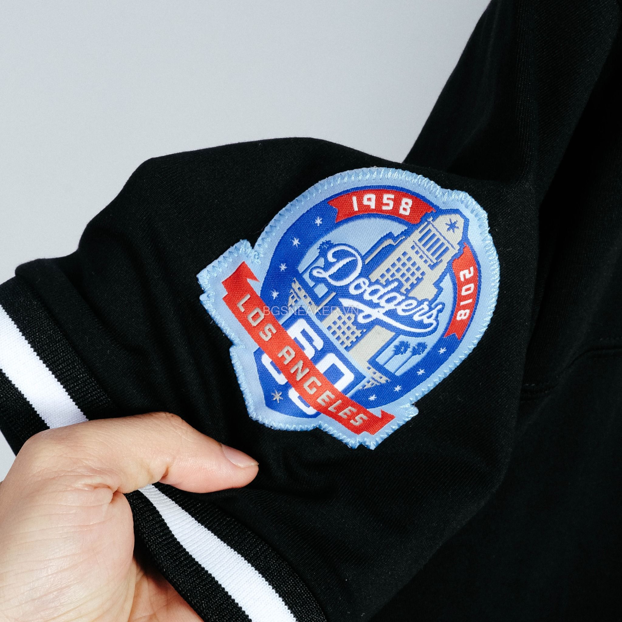  Áo Jersey New Era Dodger LA  Black White 13793829 